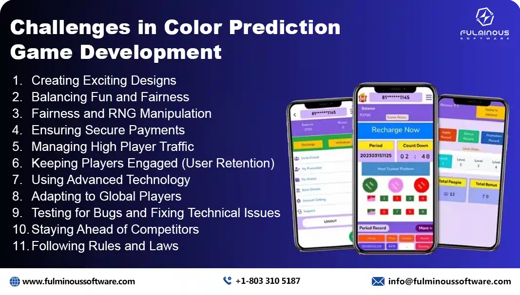 Challenges in Color Prediction Game Development
        