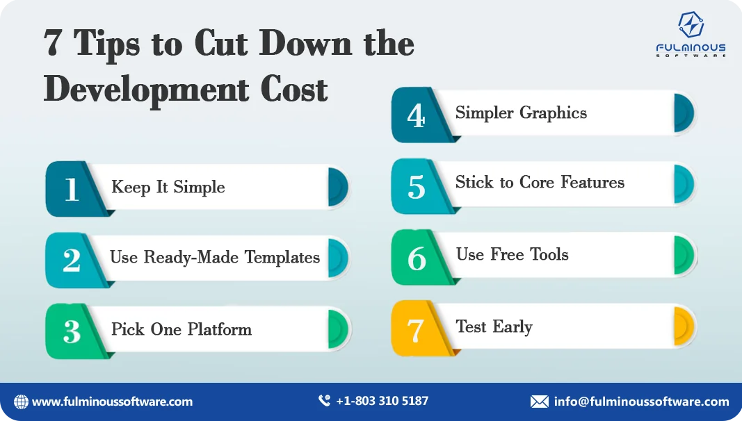 7 Tips to Cut Down the Development Cost 