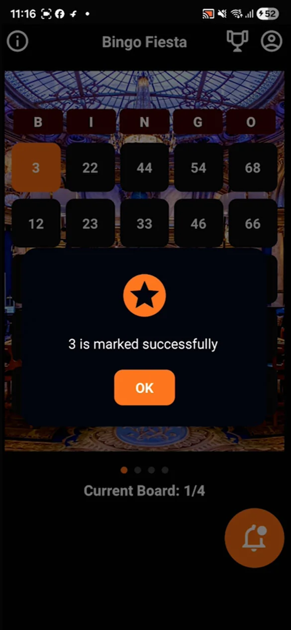 BingoGame Screen