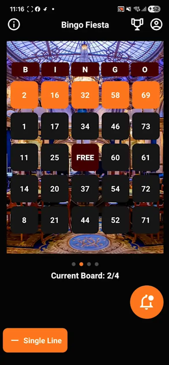 BingoGame Screen
