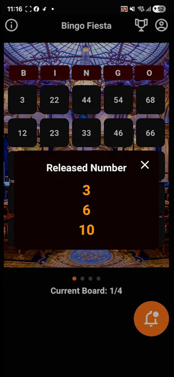 BingoGame Screen