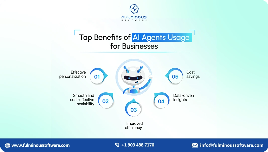 benefits of ai agents usage 