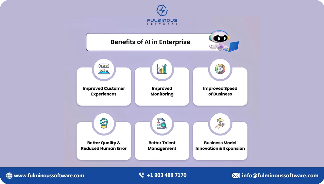 benefits of ai in enterprise