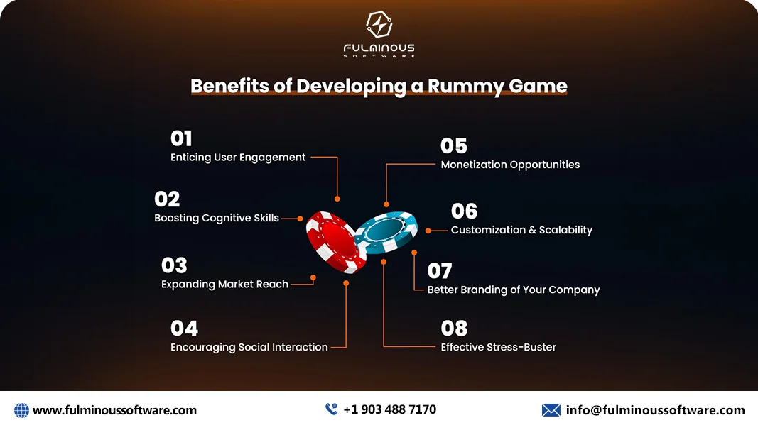 benefits of developing a rummy game 