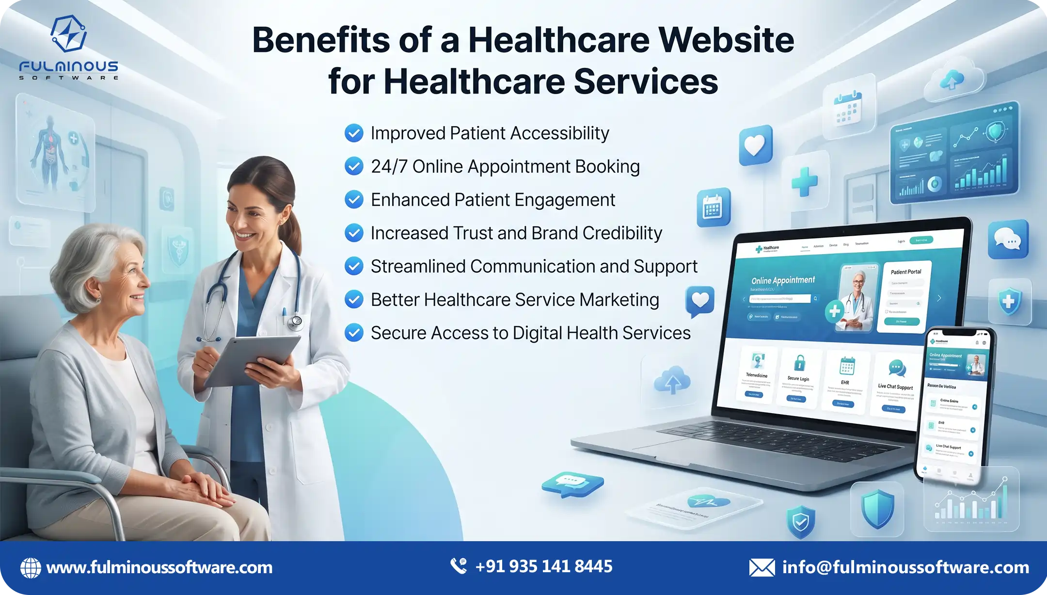 benefits of healthcare website 