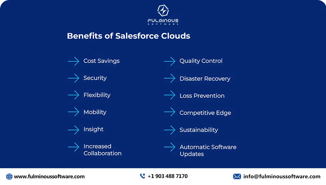 benefits of salesforce clouds