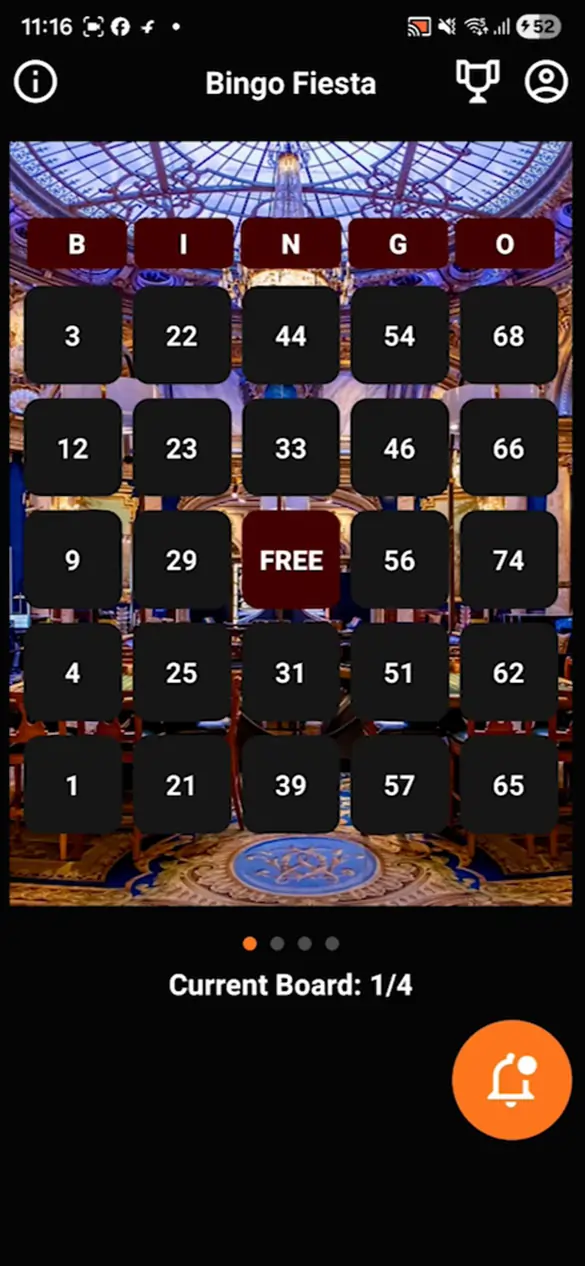 BingoGame Screen
