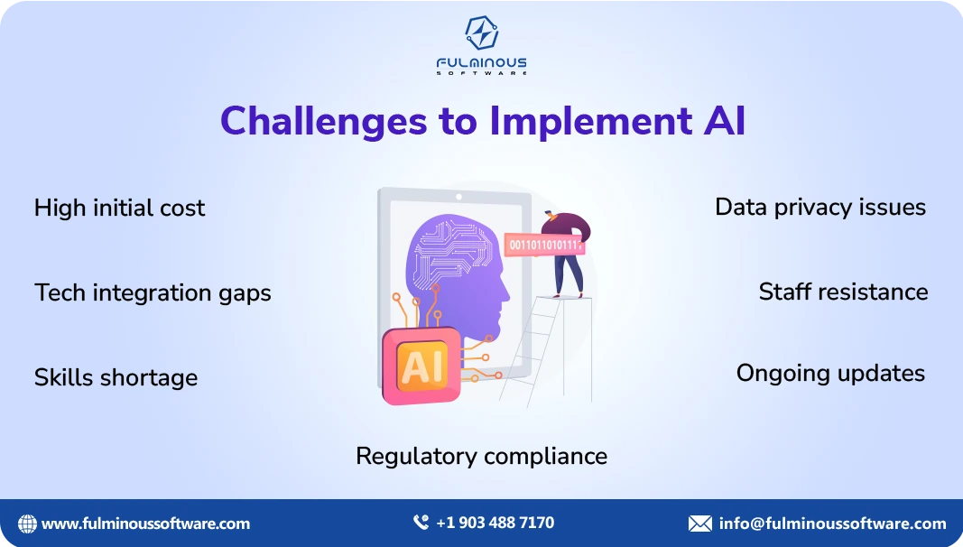  challenges to implement ai 