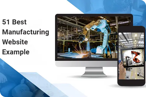 best manufacturing website example
