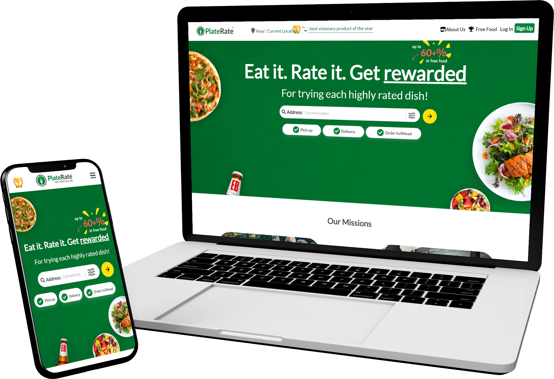 Fulminous Software Our Portfolio Plate Rate Food App