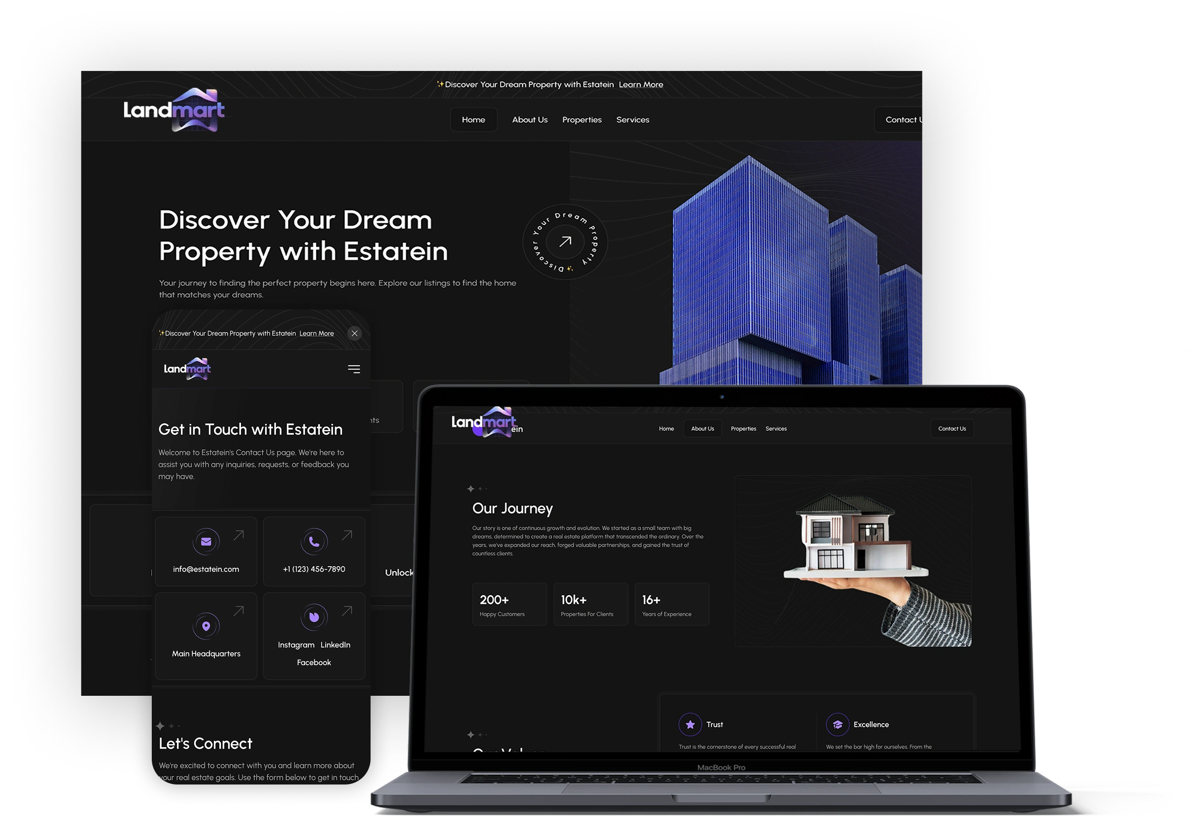 LandMart Property Listing Platform Image