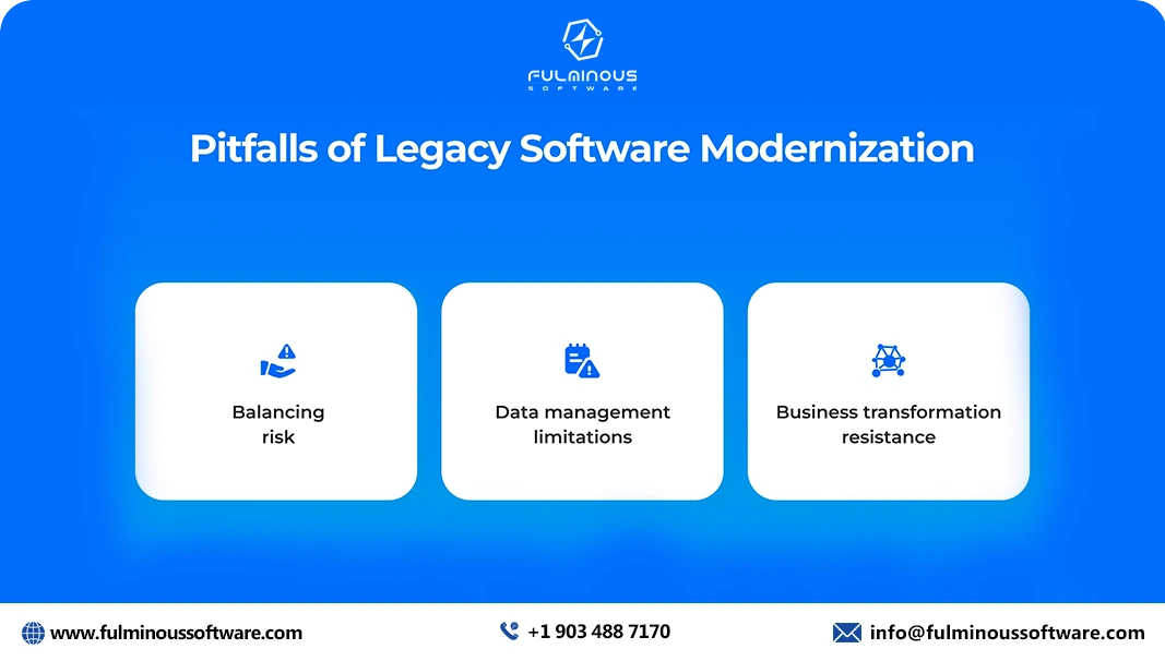 pitfalls of legacy software modernization