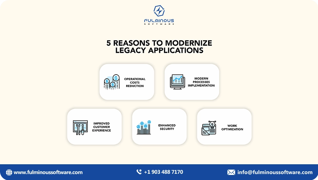 reasons to modern legacy app