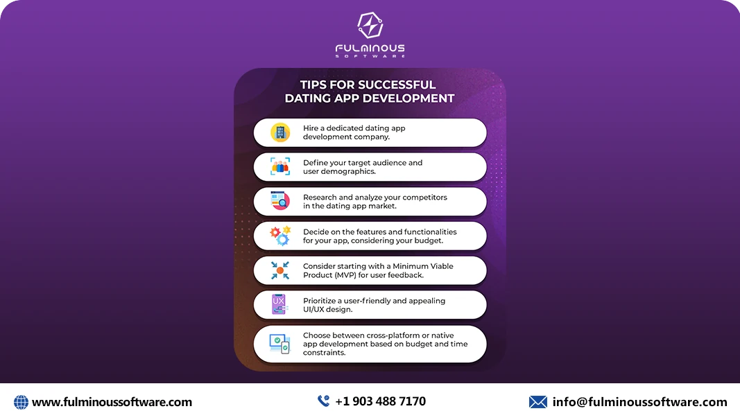 tips for successful dating app 