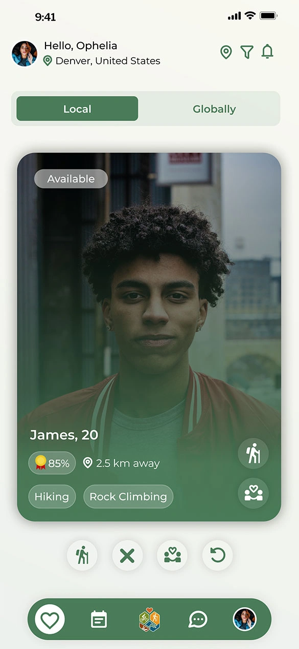 TrailMates App Screen