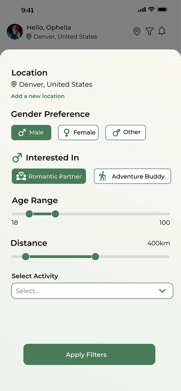 TrailMates App Screen