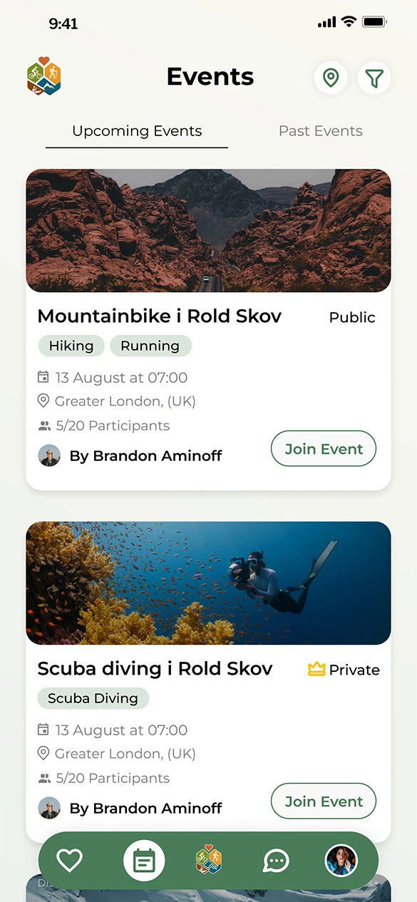 TrailMates App Screen
