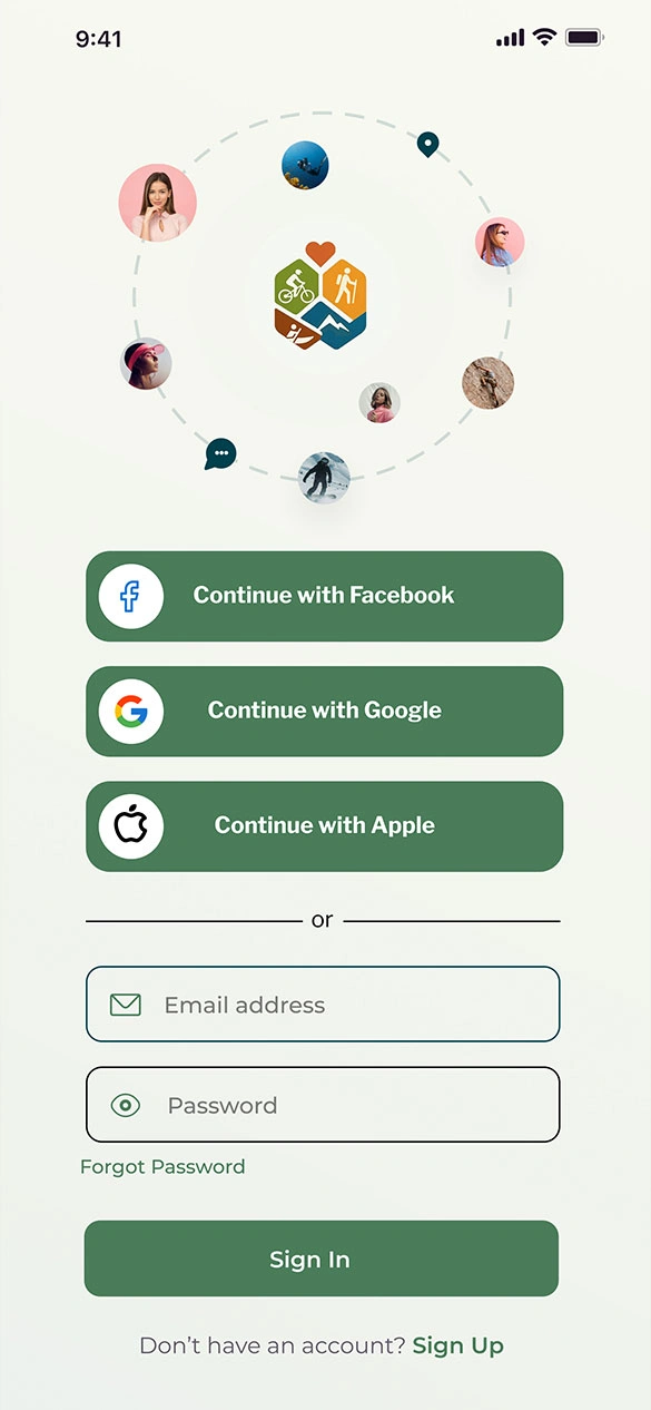 TrailMates App Screen