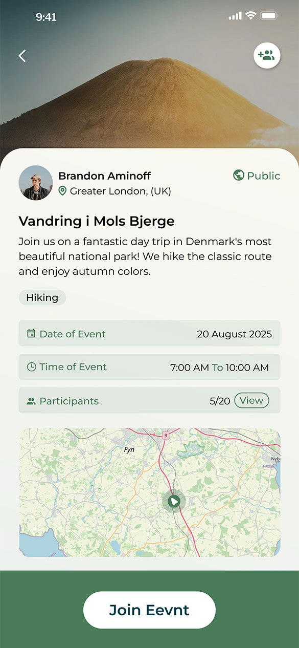 TrailMates App Screen