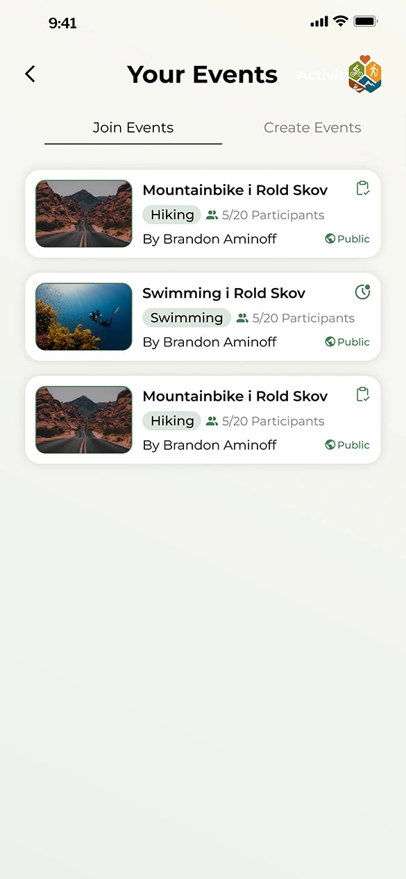 TrailMates App Screen