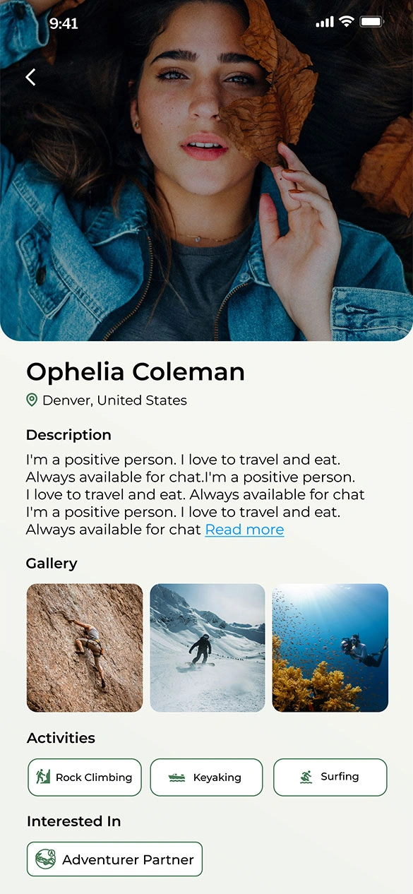 TrailMates App Screen